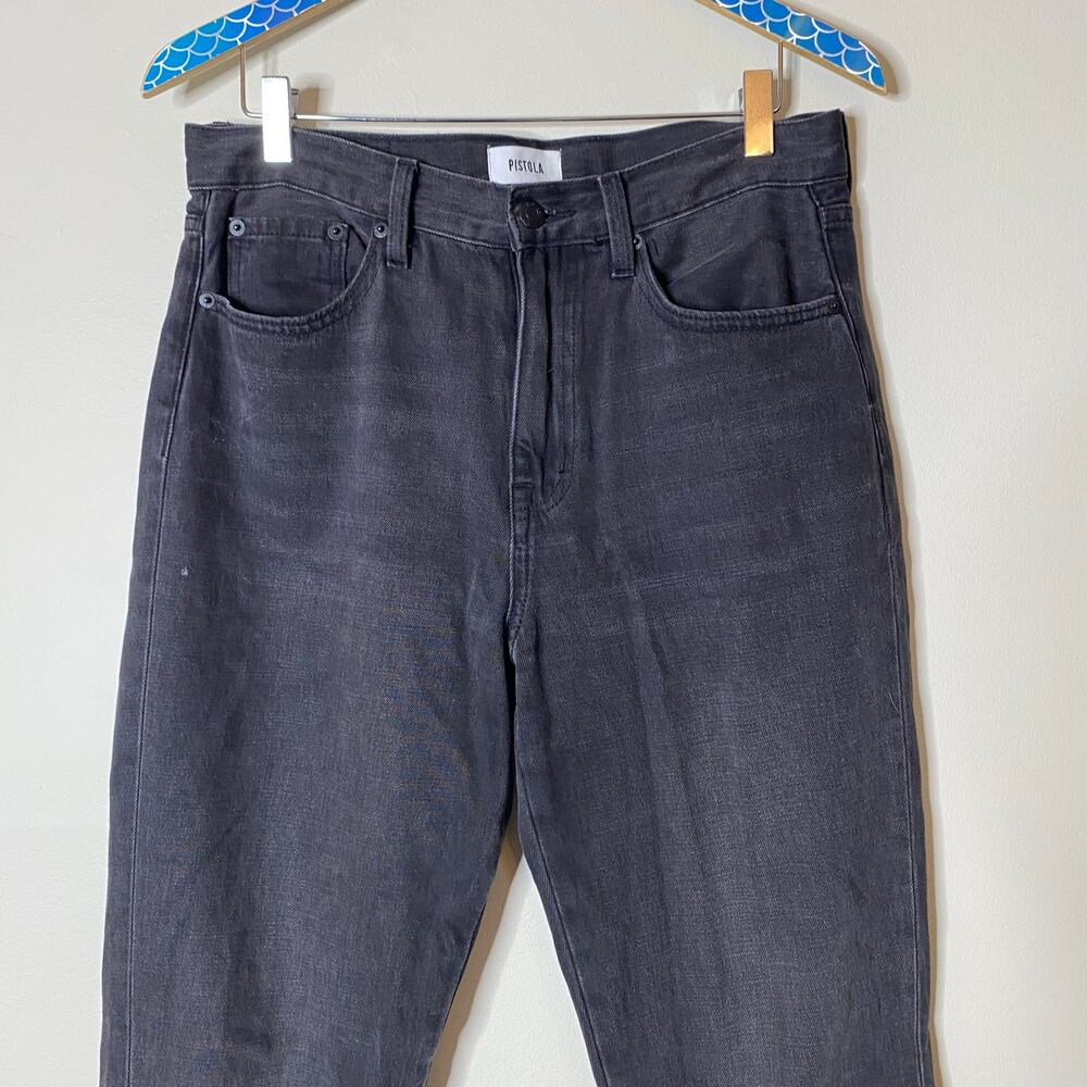 PISTOLA Alexa High Rise Slim Flare Jeans with Slit Dark Sky Size 28 - Picture 3 of 10